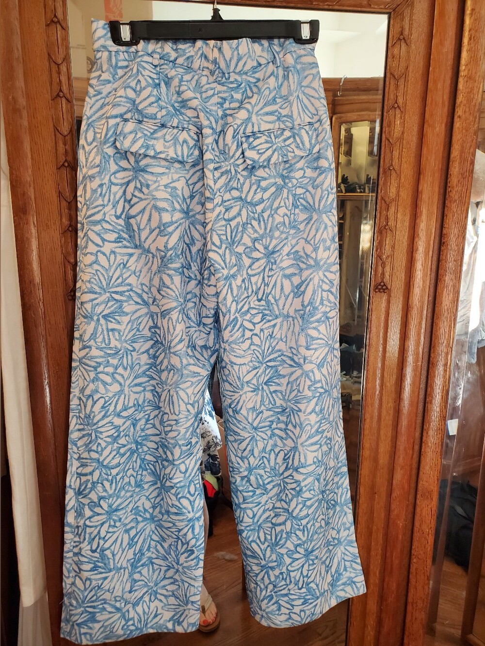 JACQUEMUS La Bomba Floral Wide-Leg Trousers - Size M (Fits Small) - Picture 3 of 13